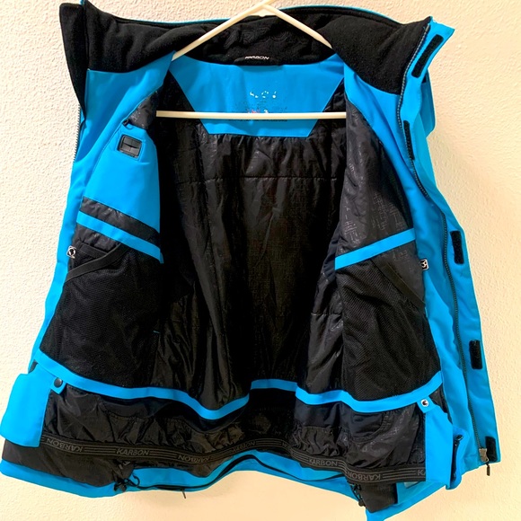 Karbon Ski Coat Snow Boarding Coat Winter Jacket - Picture 3 of 4